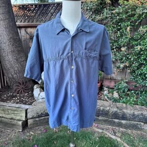 Honolua Surf Co. Embroidered Short Sleeve Camp Shirt Comfort Men's Size XL